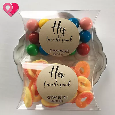 $6.29 • Buy PVC Plastic Clear Transparent Pillow Rectangle Gift Favor Candy Nut Box Bulk >12